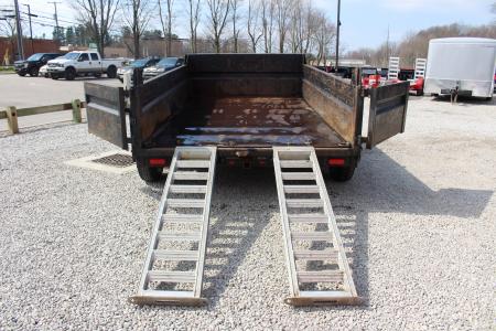 Used 2018 Moritz 6' 10" x 12' Heavy Commercial DLH Series Dump Trailer - 14000# GVW