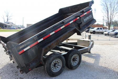 Used 2018 Moritz 6' 10" x 12' Heavy Commercial DLH Series Dump Trailer - 14000# GVW
