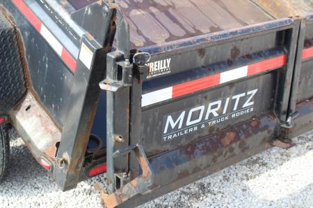 Used 2018 Moritz 6' 10" x 12' Heavy Commercial DLH Series Dump Trailer - 14000# GVW