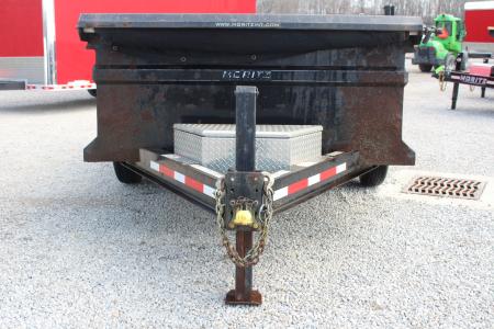 Used 2018 Moritz 6' 10" x 12' Heavy Commercial DLH Series Dump Trailer - 14000# GVW