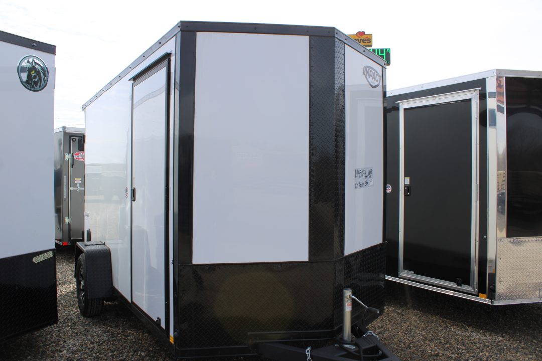 New 2026 Impact Trailers 6X12 R WITH 7' INTERIOR HEIGHT STOCK ID 52464 Cargo / Enclosed Trailer