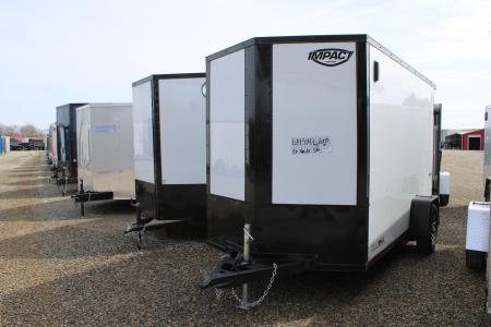 New 2026 Impact Trailers 6X12 R WITH 7' INTERIOR HEIGHT STOCK ID 52464 Cargo / Enclosed Trailer