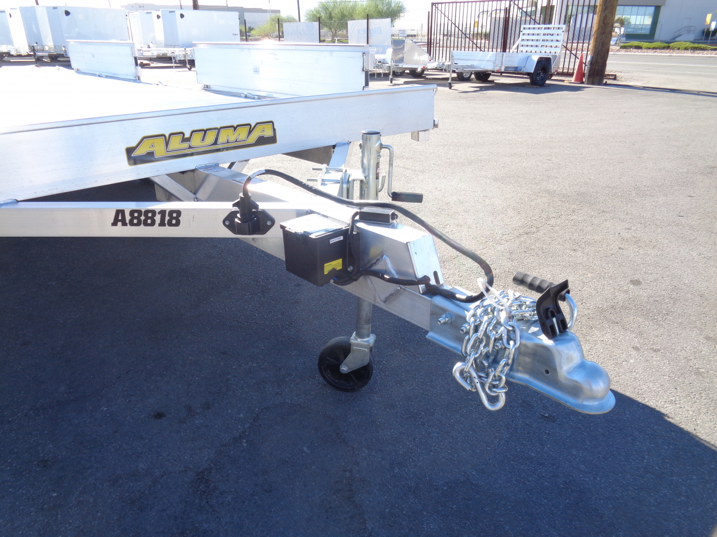 New 2026 Aluma * A8818 * 18Ft Over the Axle 4 Place ATV Trailer