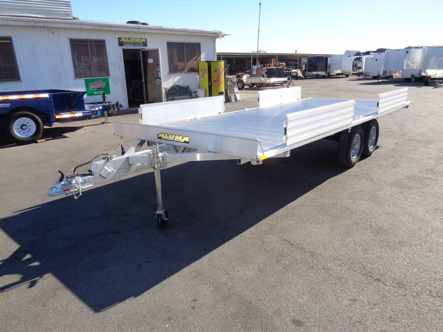 New 2026 Aluma * A8818 * 18Ft Over the Axle 4 Place ATV Trailer
