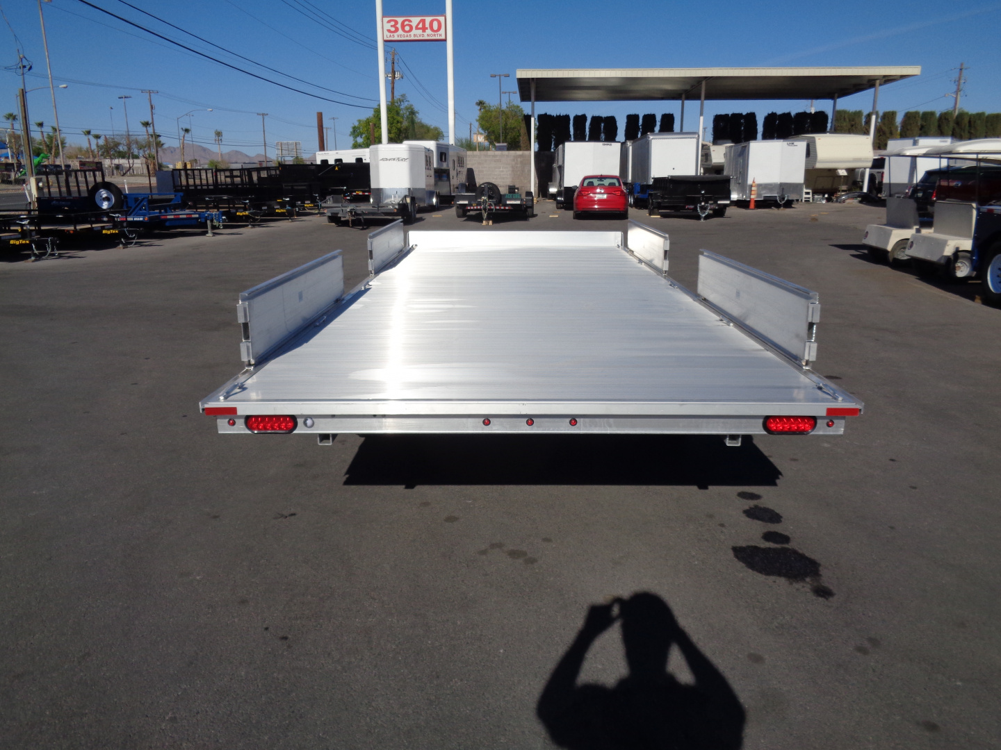New 2026 Aluma * A8818 * 18Ft Over the Axle 4 Place ATV Trailer