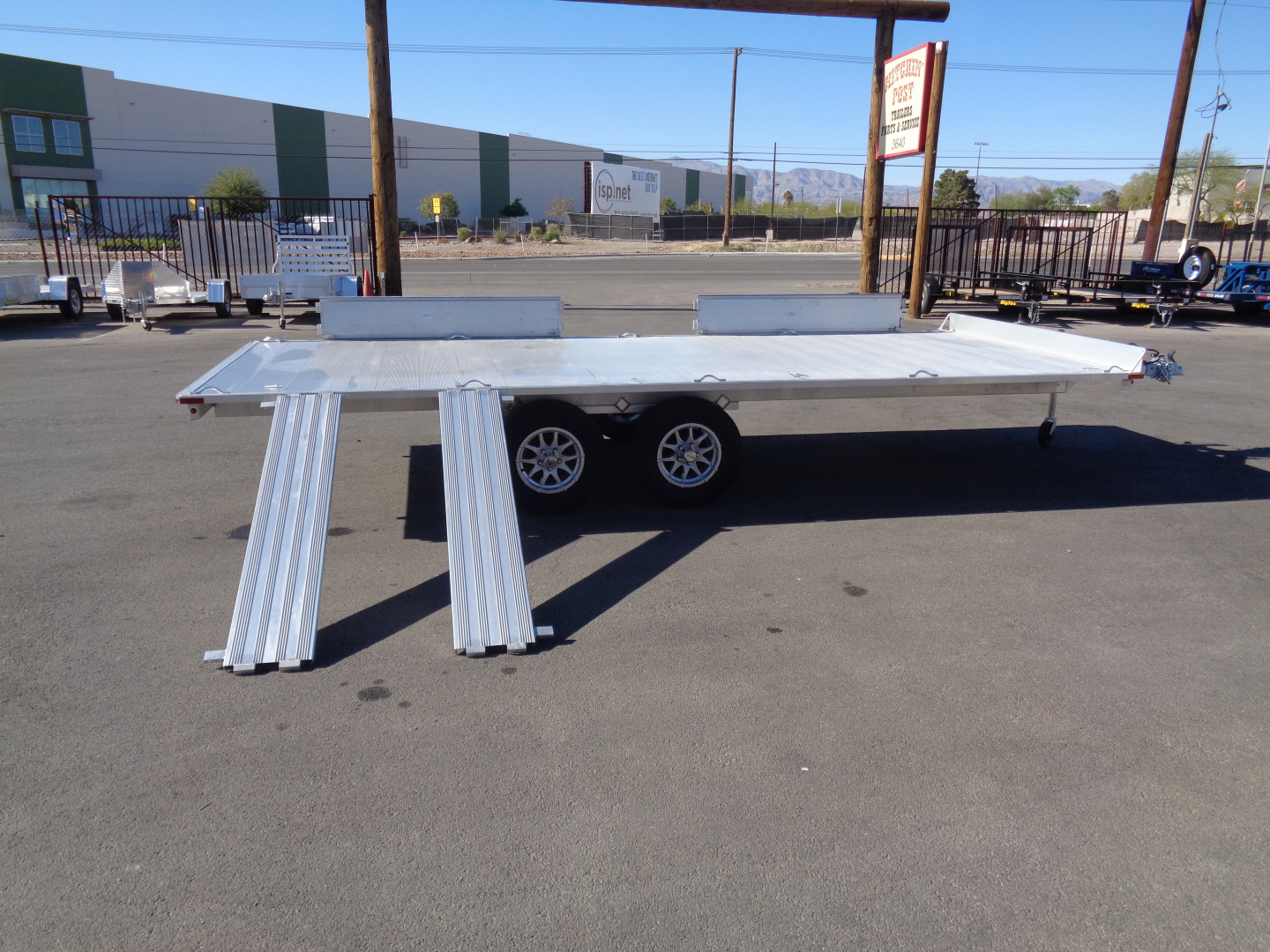 New 2026 Aluma * A8818 * 18Ft Over the Axle 4 Place ATV Trailer