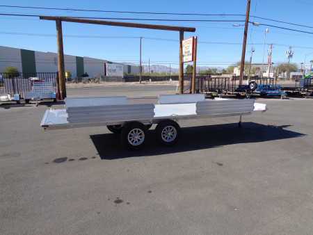 New 2026 Aluma * A8818 * 18Ft Over the Axle 4 Place ATV Trailer