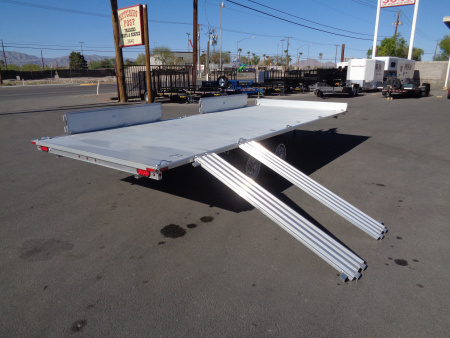 New 2026 Aluma * A8818 * 18Ft Over the Axle 4 Place ATV Trailer