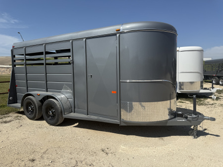 New 2026 WW WRANGLER 6X16 3 HORSE Stock / Stock Combo Trailer