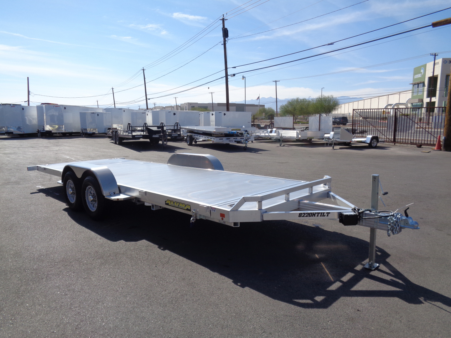 New 2026 Aluma * 8220H TILT * 20Ft Tandem Axle 10k Tilt Car Hauler