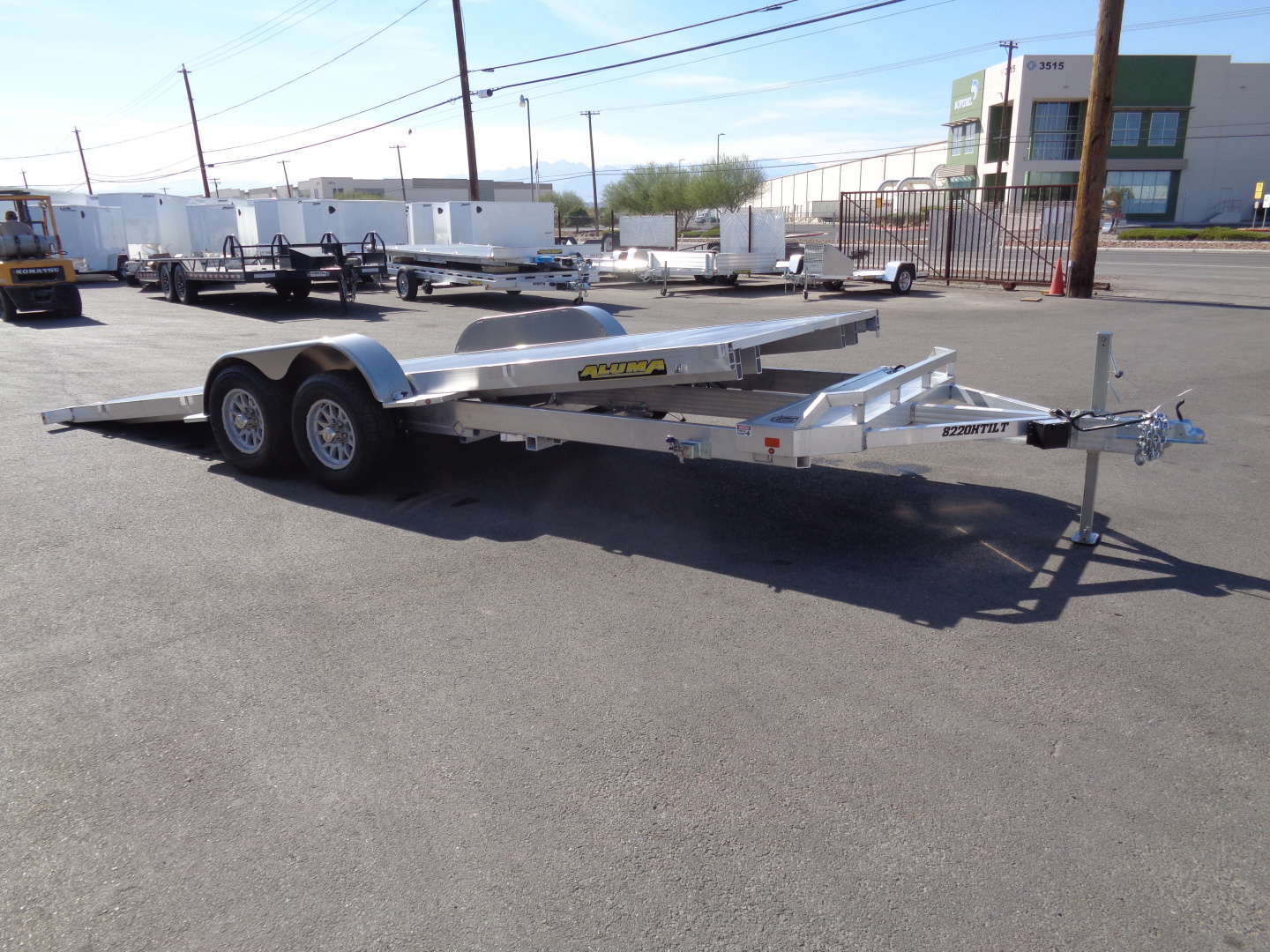 New 2026 Aluma * 8220H TILT * 20Ft Tandem Axle 10k Tilt Car Hauler