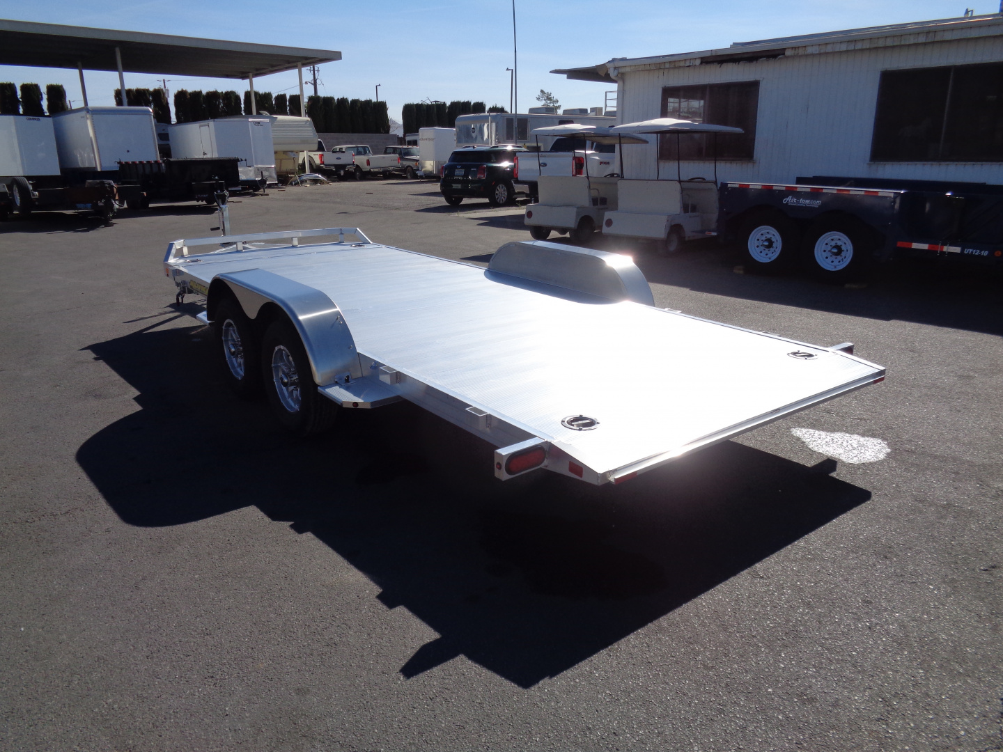 New 2027 Aluma * 8216 Tilt * 16Ft Aluminum Tilt 7k Car Hauler