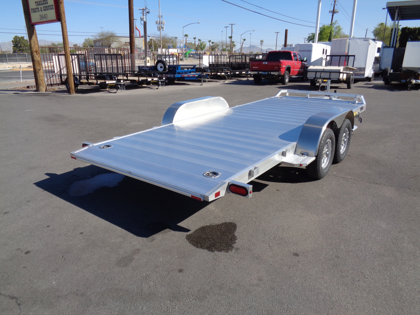 New 2027 Aluma * 8216 Tilt * 16Ft Aluminum Tilt 7k Car Hauler