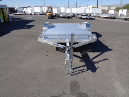 New 2027 Aluma * 8216 Tilt * 16Ft Aluminum Tilt 7k Car Hauler