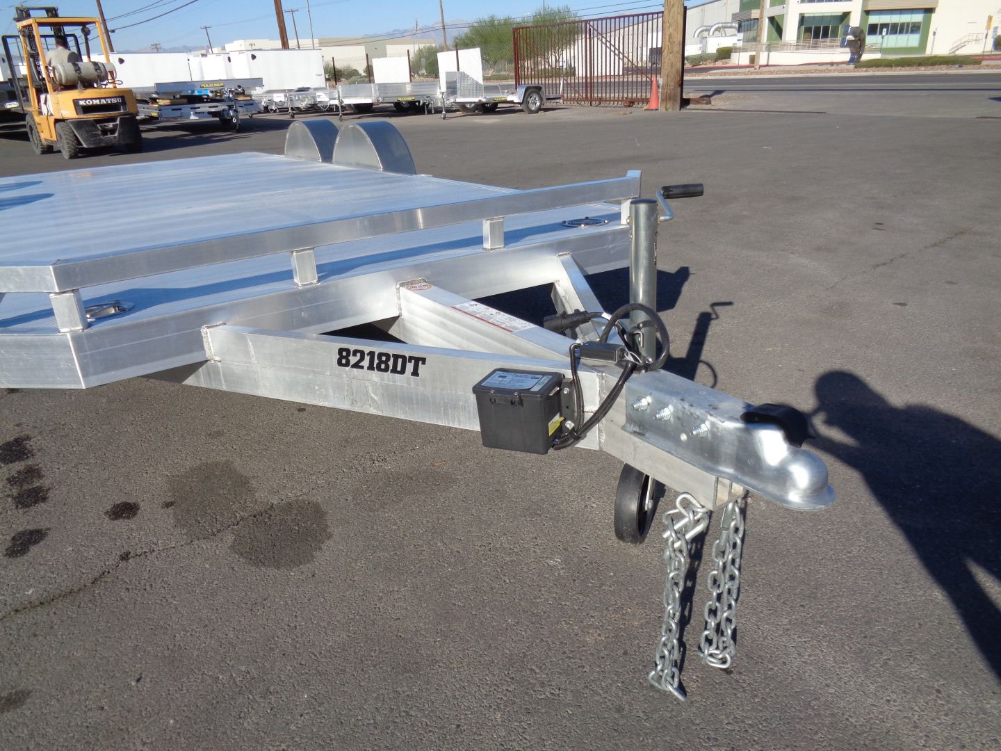 New 2027 Aluma * 8218 DT * 18Ft Tandem Axle 7k Aluminum Car Hauler w/ Spread Axles