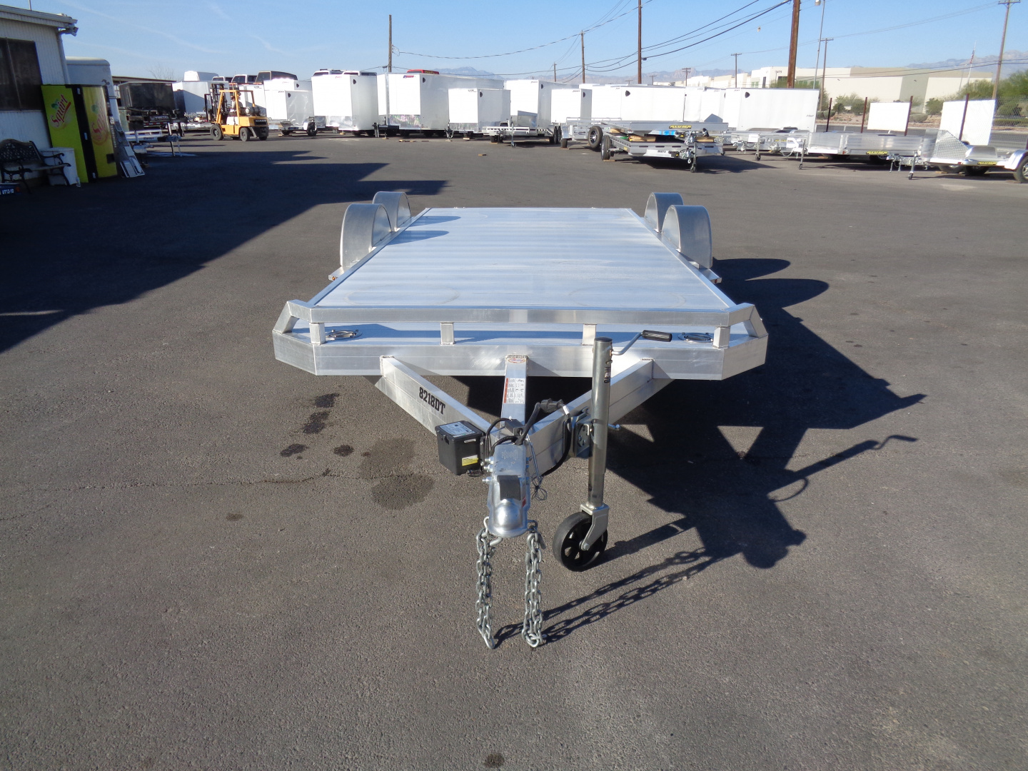 New 2027 Aluma * 8218 DT * 18Ft Tandem Axle 7k Aluminum Car Hauler w/ Spread Axles