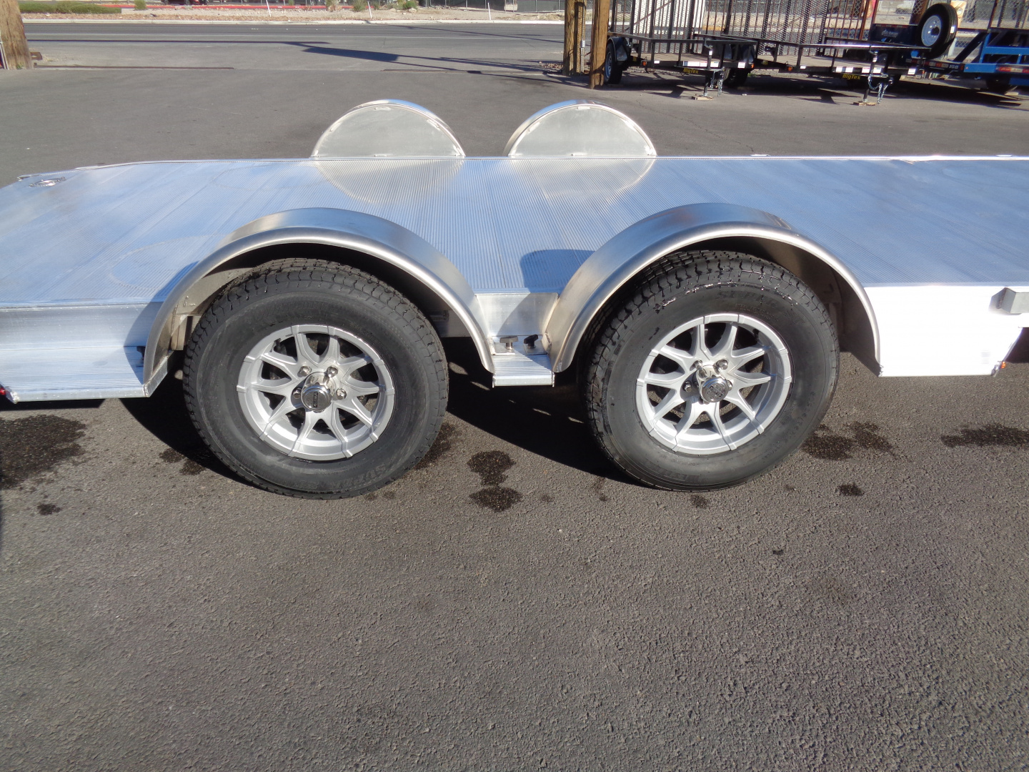 New 2027 Aluma * 8218 DT * 18Ft Tandem Axle 7k Aluminum Car Hauler w/ Spread Axles