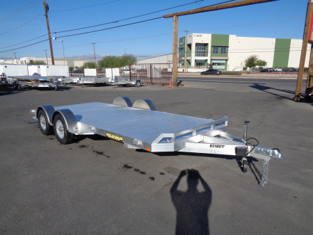 New 2027 Aluma * 8218 DT * 18Ft Tandem Axle 7k Aluminum Car Hauler w/ Spread Axles