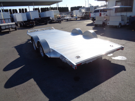 New 2027 Aluma * 8218 DT * 18Ft Tandem Axle 7k Aluminum Car Hauler w/ Spread Axles