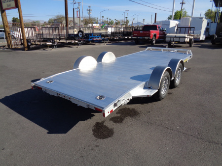 New 2027 Aluma * 8218 DT * 18Ft Tandem Axle 7k Aluminum Car Hauler w/ Spread Axles