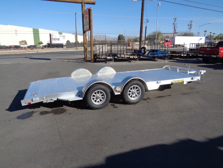 New 2027 Aluma * 8218 DT * 18Ft Tandem Axle 7k Aluminum Car Hauler w/ Spread Axles