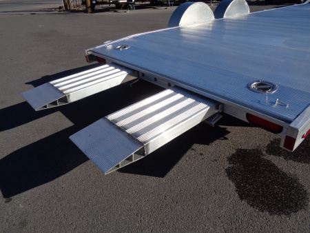 New 2027 Aluma * 8218 DT * 18Ft Tandem Axle 7k Aluminum Car Hauler w/ Spread Axles