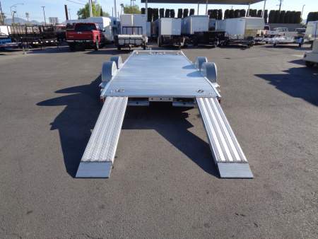 New 2027 Aluma * 8218 DT * 18Ft Tandem Axle 7k Aluminum Car Hauler w/ Spread Axles