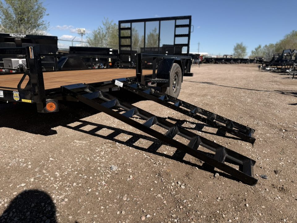 New 2026 Load Trail 7-14 Ramp Gate Utility W/ ATV Ramps 3K GVWR