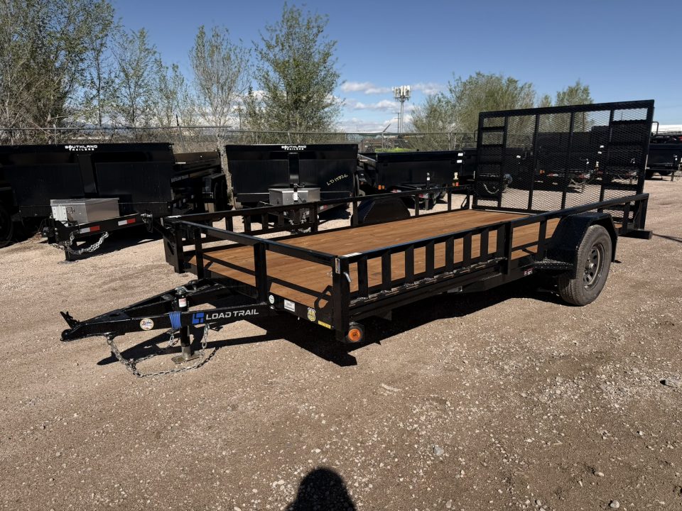 New 2026 Load Trail 7-14 Ramp Gate Utility W/ ATV Ramps 3K GVWR