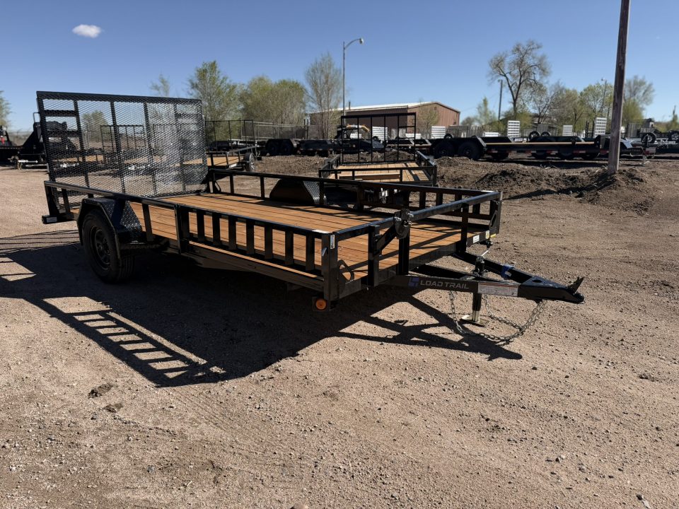 New 2026 Load Trail 7-14 Ramp Gate Utility W/ ATV Ramps 3K GVWR