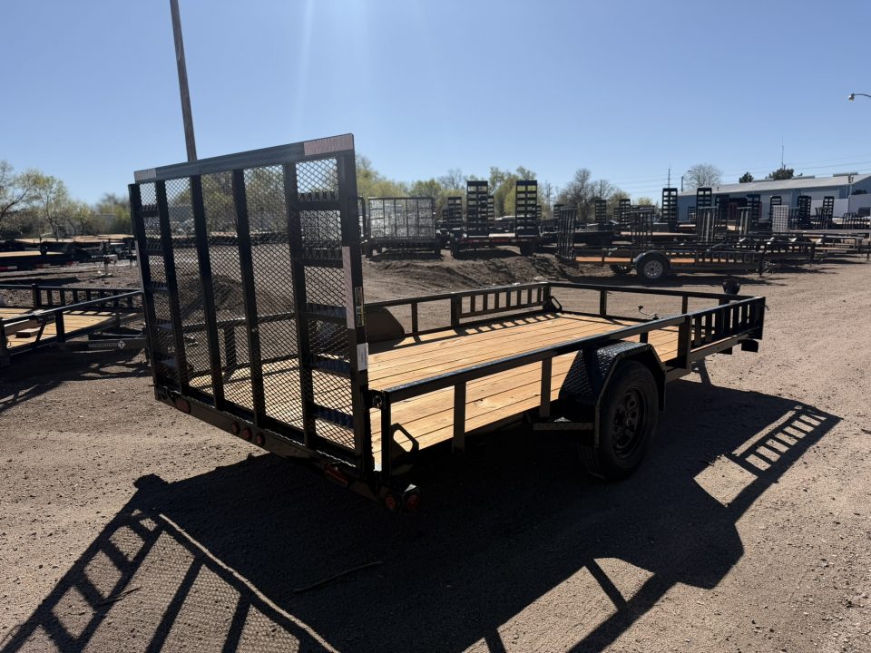 New 2026 Load Trail 7-14 Ramp Gate Utility W/ ATV Ramps 3K GVWR