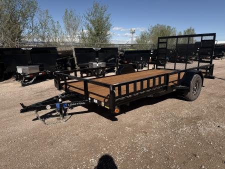 New 2026 Load Trail 7-14 Ramp Gate Utility W/ ATV Ramps 3K GVWR