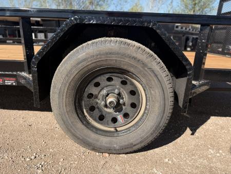 New 2026 Load Trail 7-14 Ramp Gate Utility W/ ATV Ramps 3K GVWR