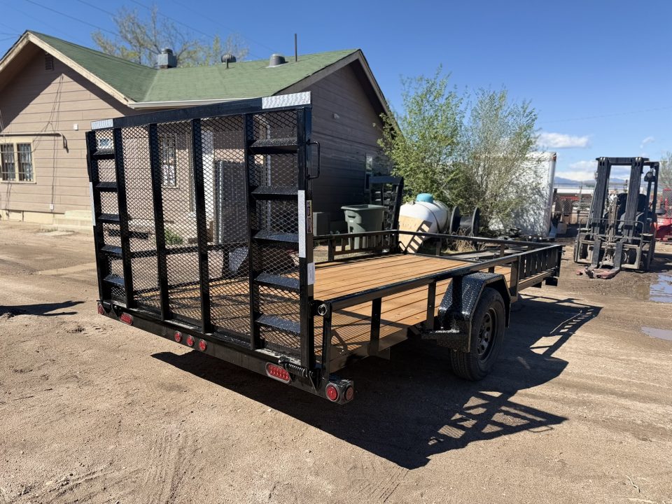 New 2026 Load Trail 7-14 Ramp Gate Utility W/ ATV Ramps 3K GVWR
