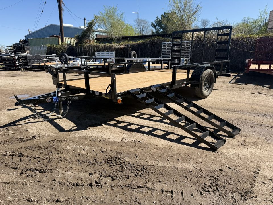 New 2026 Load Trail 7-14 Ramp Gate Utility W/ ATV Ramps 3K GVWR