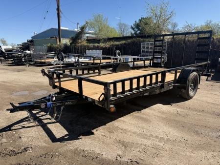 New 2026 Load Trail 7-14 Ramp Gate Utility W/ ATV Ramps 3K GVWR