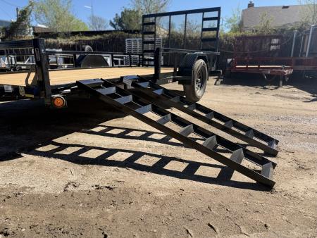 New 2026 Load Trail 7-14 Ramp Gate Utility W/ ATV Ramps 3K GVWR