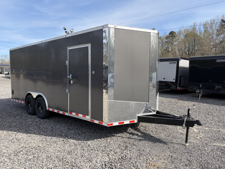 New 2026 Spartan 8.5x20 Enclosed Trailer, Pro-Series, 14K GVWR Big Package, 12  On Center Frame, Heavy Duty Ramp Door
