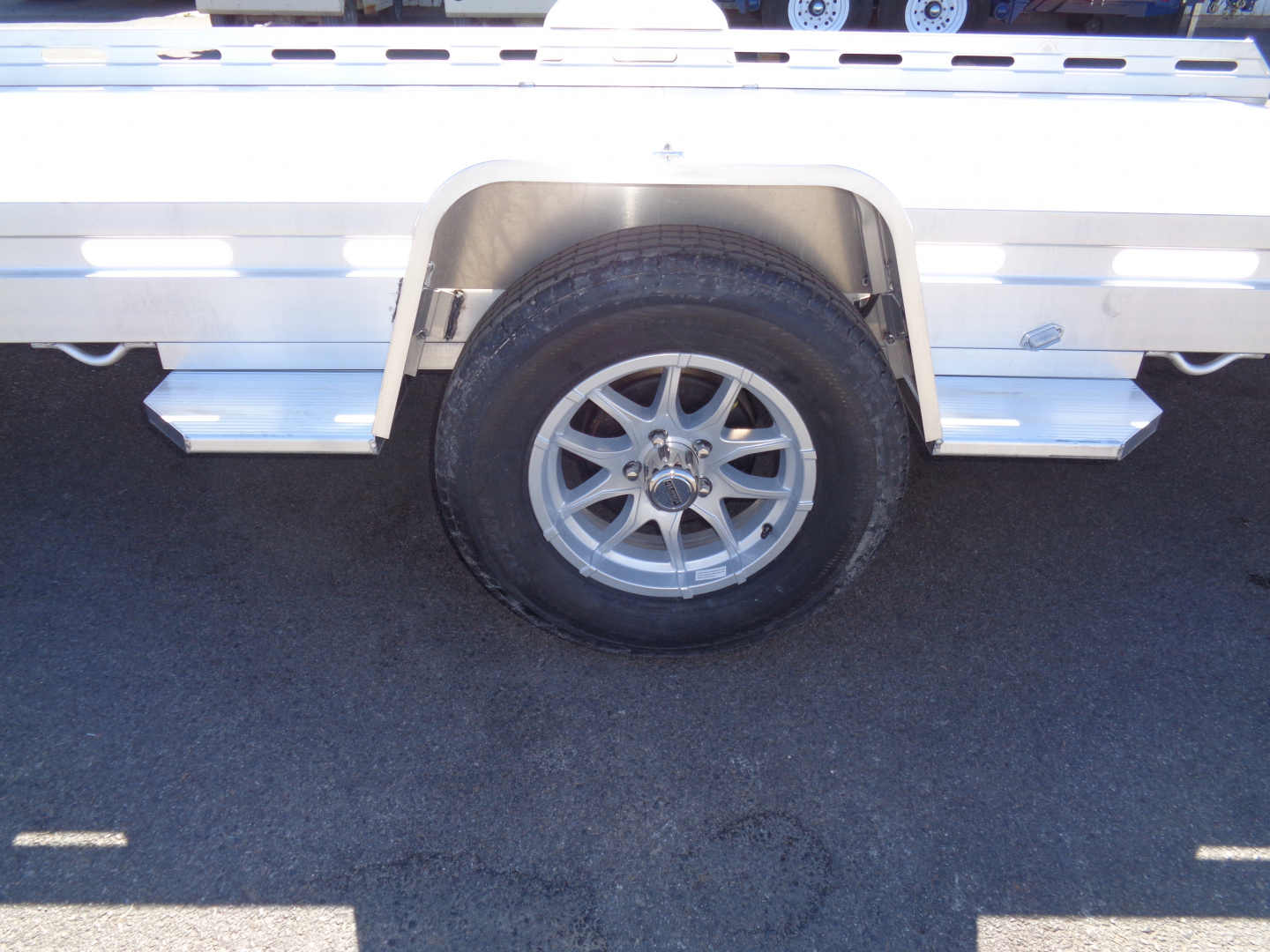 New 2027 Aluma * 8015S TILT * 15Ft Single Axle Tilt Aluminum ATV Trailer