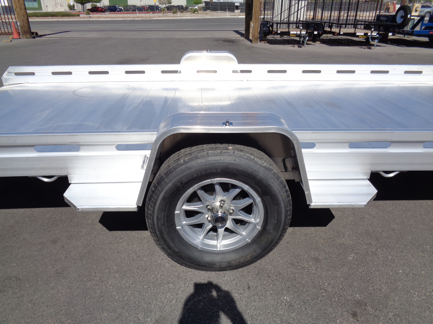 New 2027 Aluma * 8015S TILT * 15Ft Single Axle Tilt Aluminum ATV Trailer