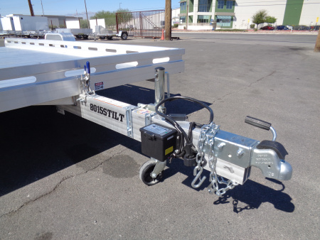 New 2027 Aluma * 8015S TILT * 15Ft Single Axle Tilt Aluminum ATV Trailer