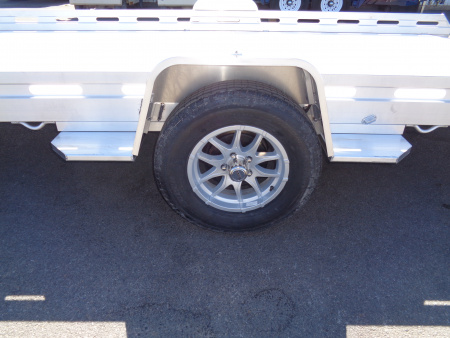 New 2027 Aluma * 8015S TILT * 15Ft Single Axle Tilt Aluminum ATV Trailer