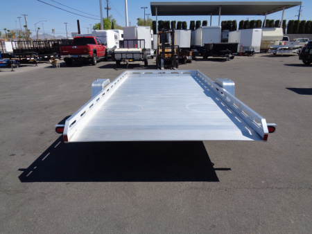 New 2027 Aluma * 8015S TILT * 15Ft Single Axle Tilt Aluminum ATV Trailer