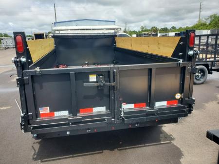 New 2026 Bandit 6X12 TANDEM AXLE 13200 LB GVWR HD DUMP TRAILER WITH RAMPS, TARP, TELESCOPIC CYLINDER, CHARGE PORT, STORAGE TRAY, BARN DOOR/SPREADER GATE OPTION