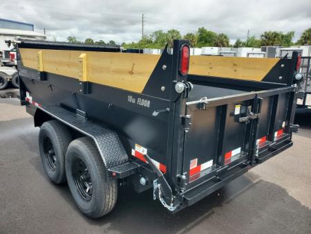 New 2026 Bandit 6X12 TANDEM AXLE 13200 LB GVWR HD DUMP TRAILER WITH RAMPS, TARP, TELESCOPIC CYLINDER, CHARGE PORT, STORAGE TRAY, BARN DOOR/SPREADER GATE OPTION