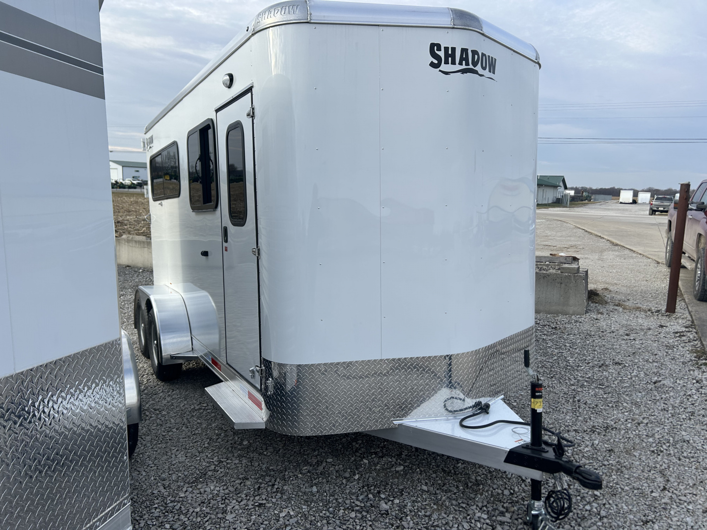 New 2026 Shadow 2 Horse Straight Load Horse Trailer