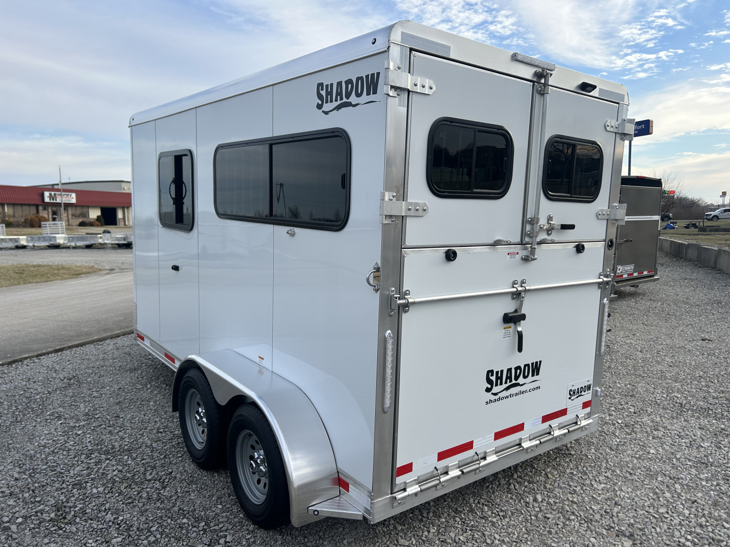 New 2026 Shadow 2 Horse Straight Load Horse Trailer