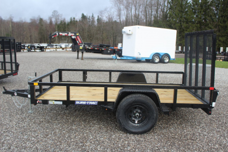 New 2026 Sure-Trac 6' x 10' Single Axle Tube Top Utility Trailer - 2990# GVW