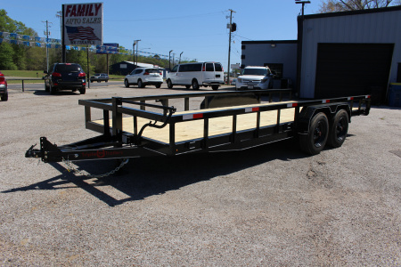 New 2026 Triple R 83X20 (2) 8K BRAKES, SLIDE IN RAMPS Equipment Trailer