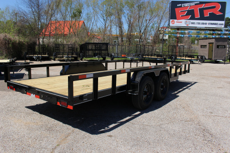 New 2026 Triple R 83X20 (2) 8K BRAKES, SLIDE IN RAMPS Equipment Trailer